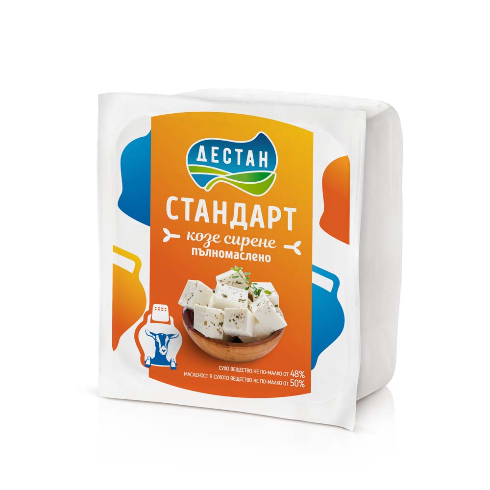 White brined cheese from goat’s milk DESTAN - 250g fix